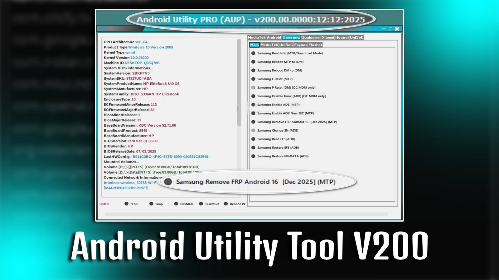 Android Utility Tool V200