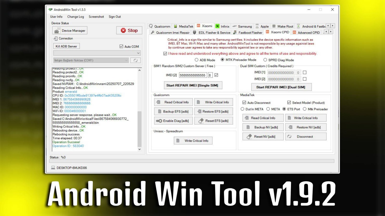 Android Win Tool v1.9.2