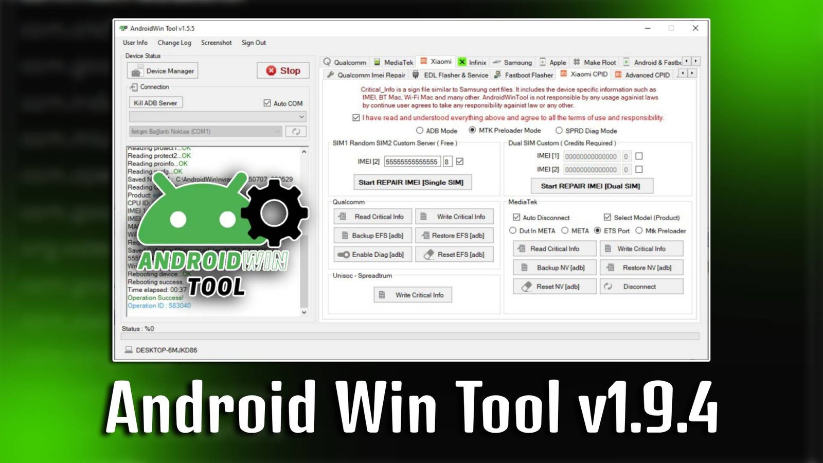 Android Win Tool v1.9.4