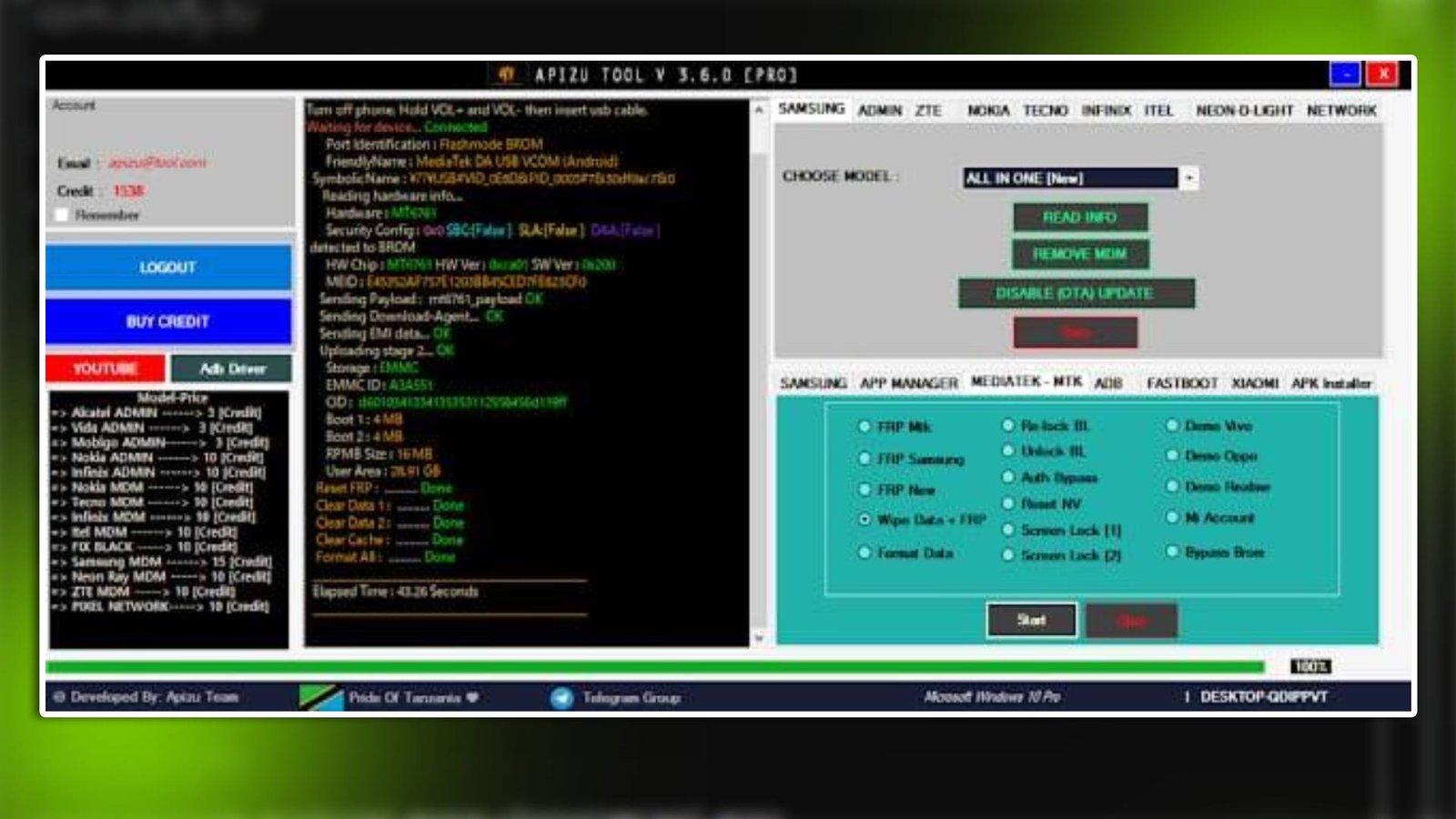 Apizu Tool V4.1.5 PRO 2025