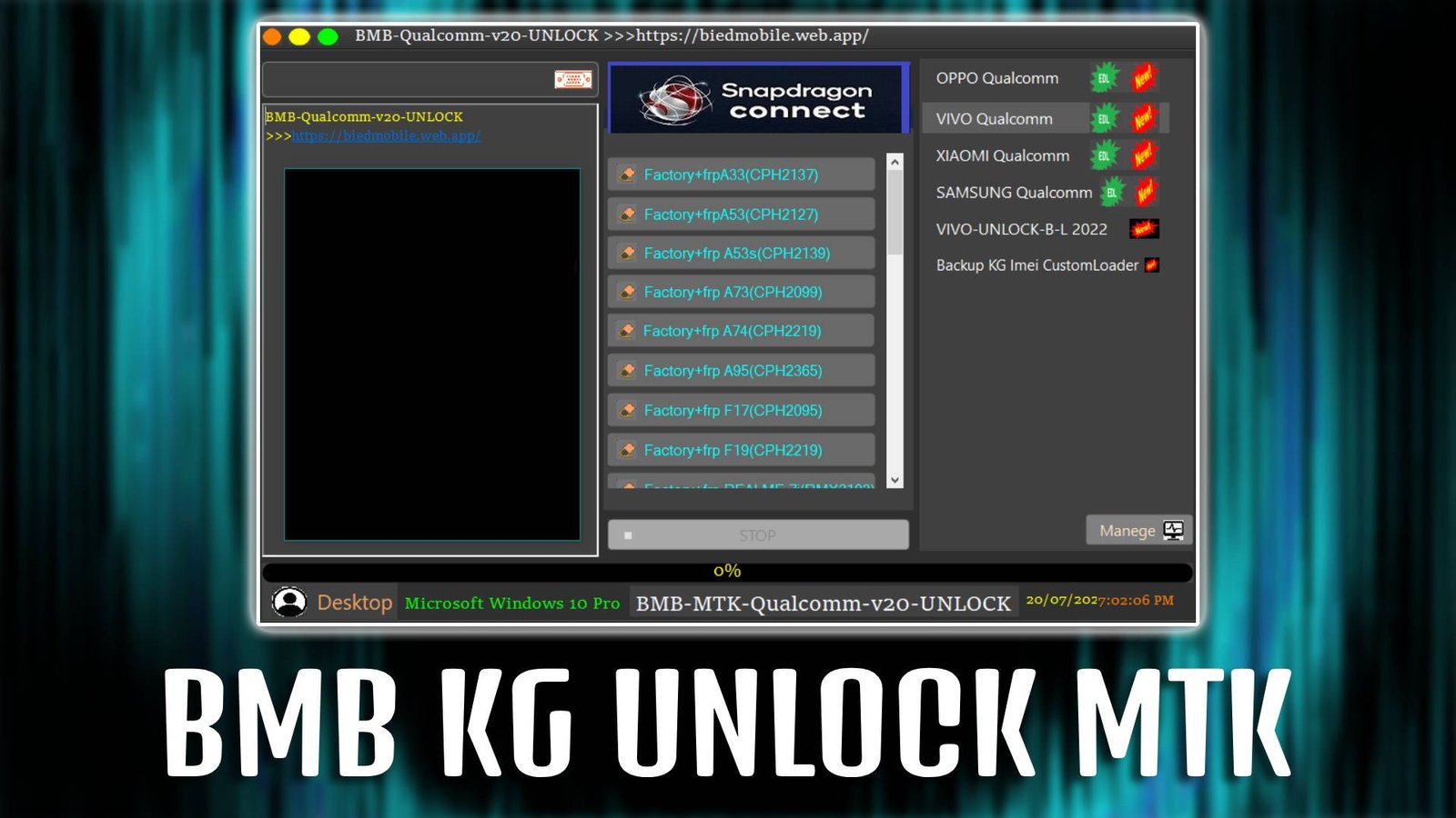 BMB KG UNLOCK MTK