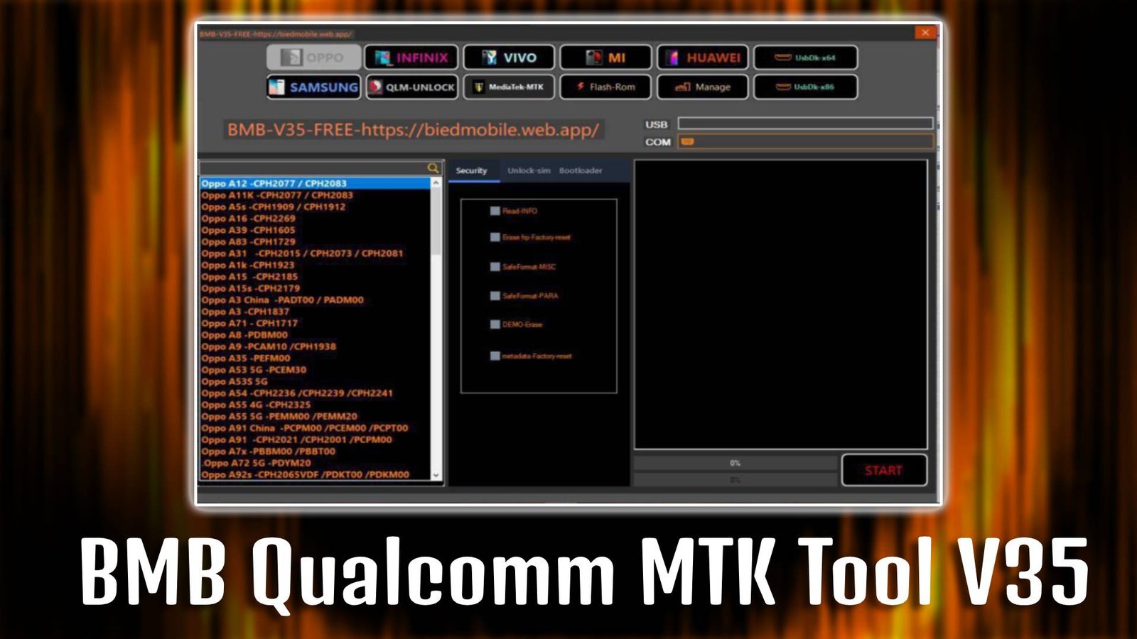 BMB Qualcomm MTK Tool V35