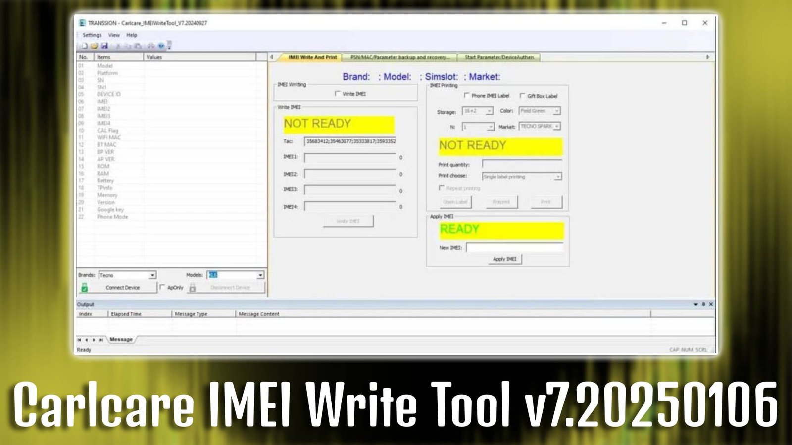 Carlcare IMEI Write Tool v7.20250106