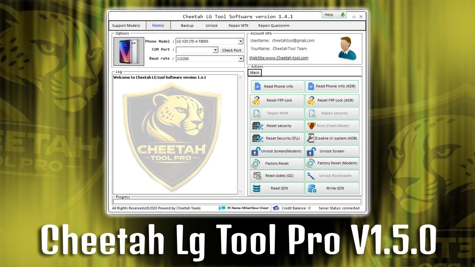 Cheetah Lg Tool Pro V1.5.0