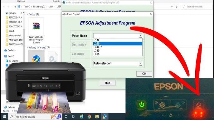 EPSON XP-445 (ECC) Adjustment Program (Resetter)