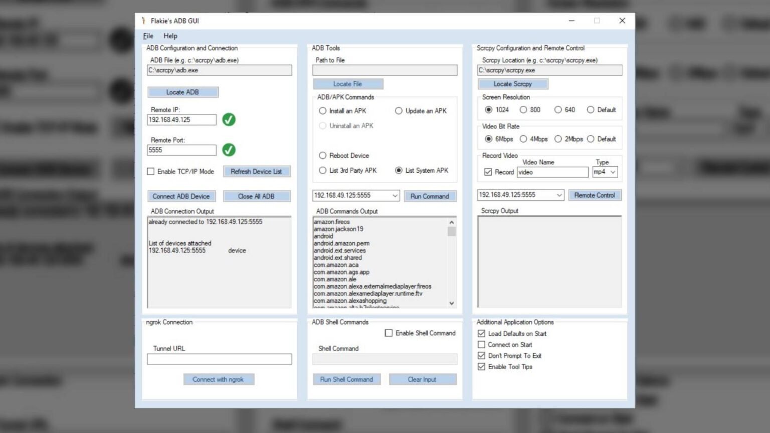 ADB GUI TOOL V1 for Android Device Management ADB GUI TOOL