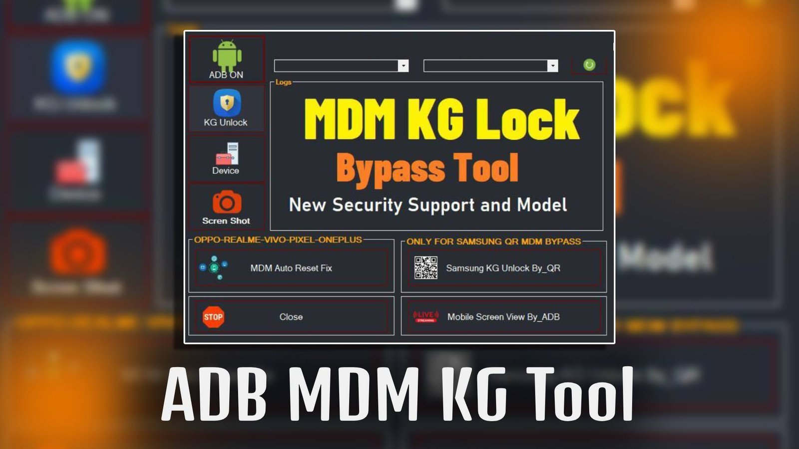 ADB MDM KG Tool