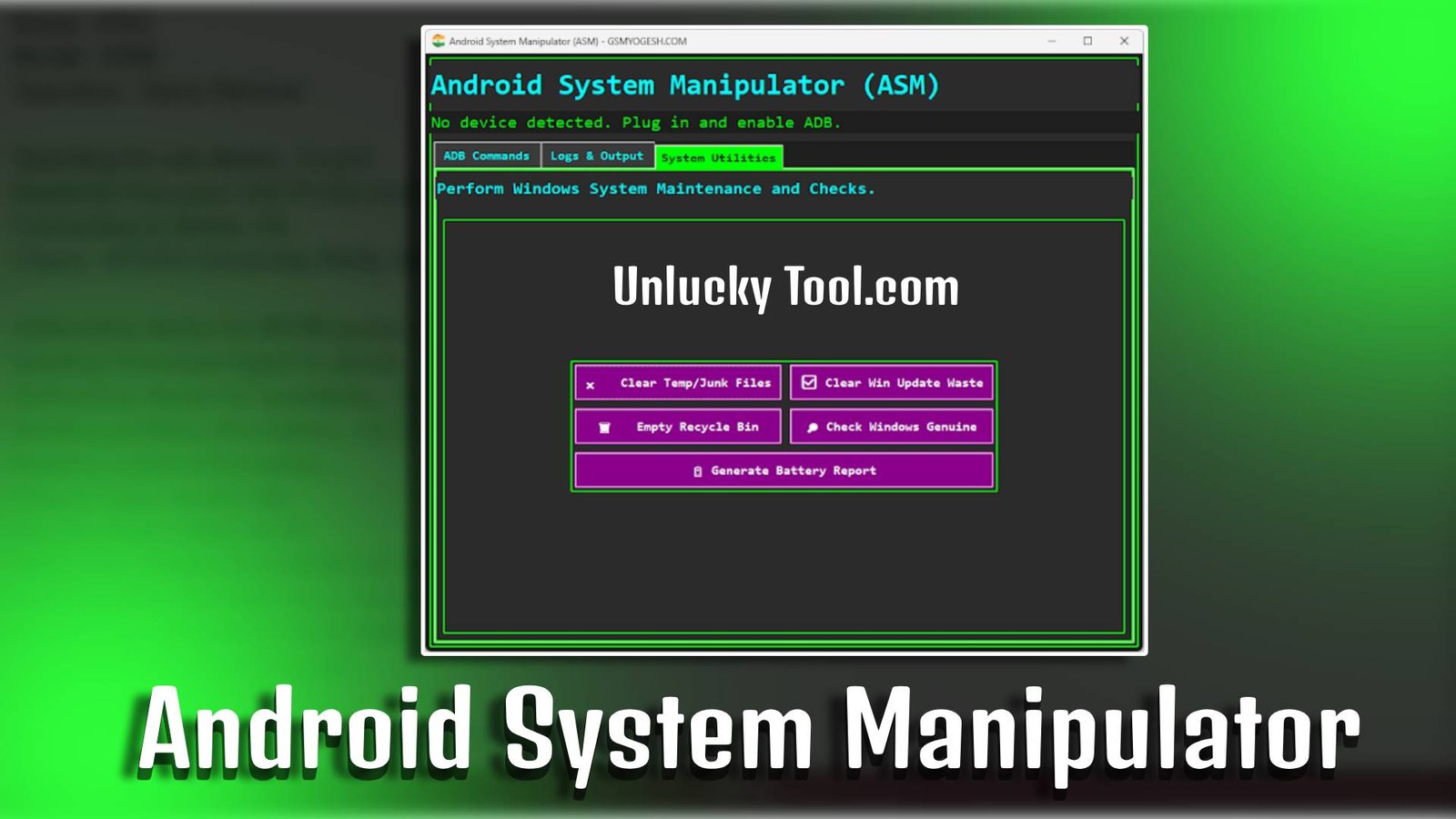Android System Manipulator Powerful Android Repair & Unlock Tool