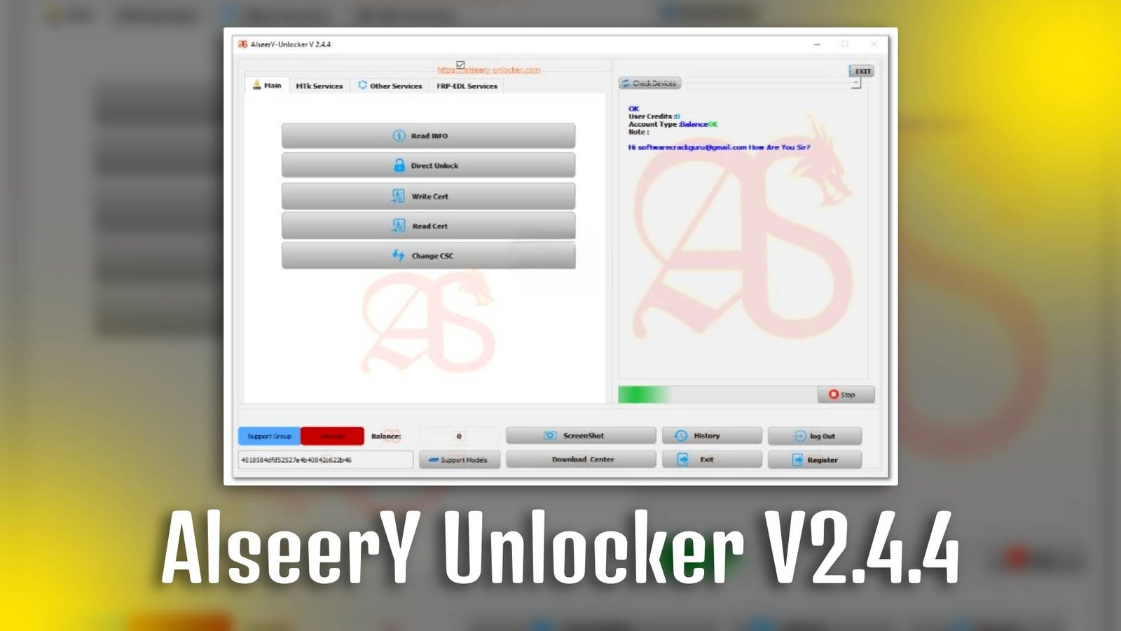 AlseerY Unlocker V2.4.4