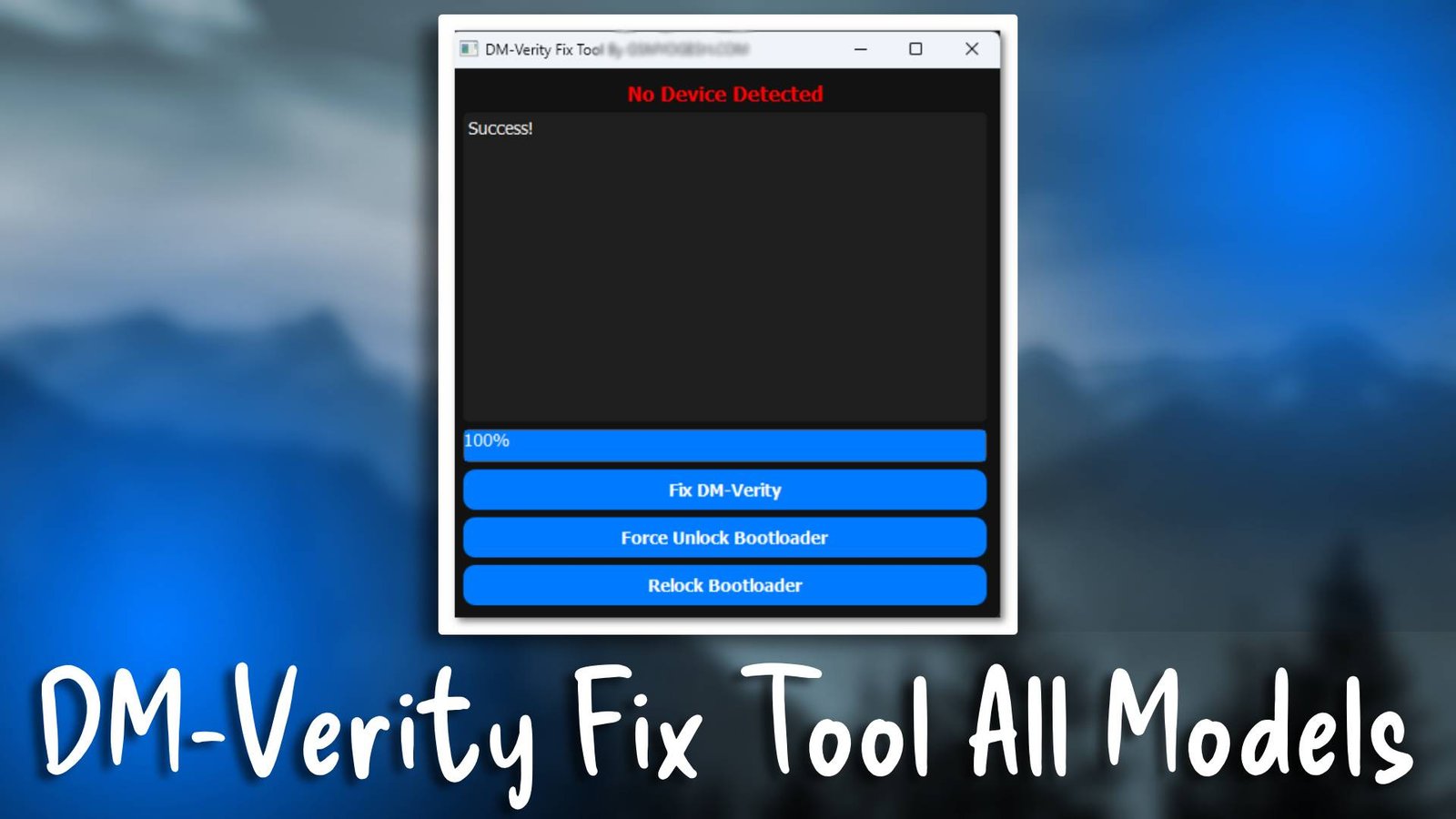 DM-Verity Fix Tool All Models