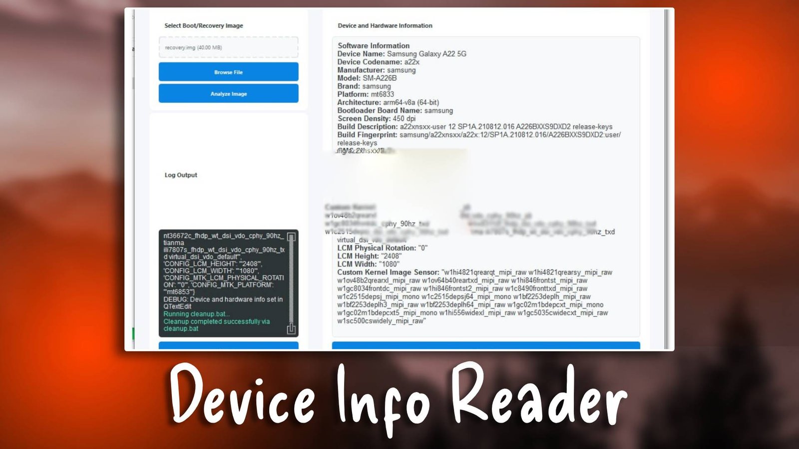 Device Info Reader