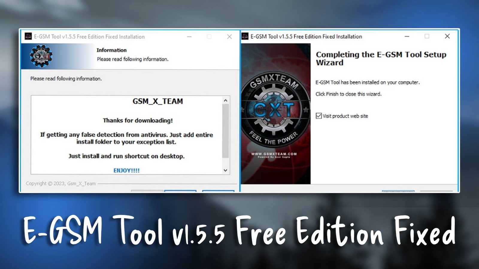 E-GSM Tool v1.5.5