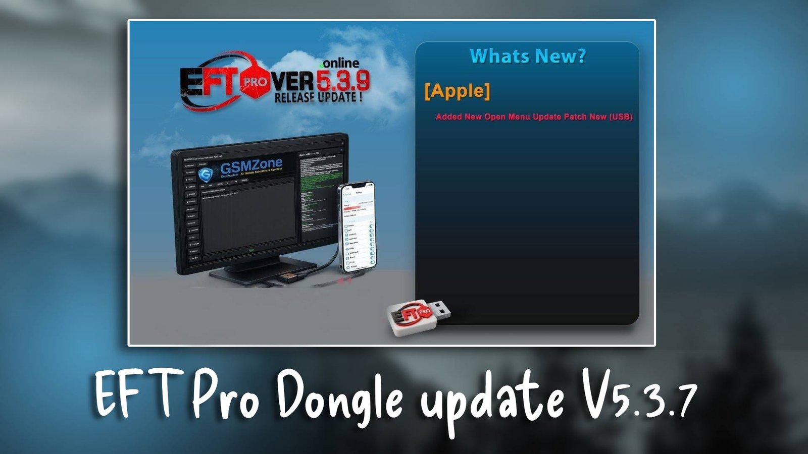 EFT Pro Dongle update V5.3.7
