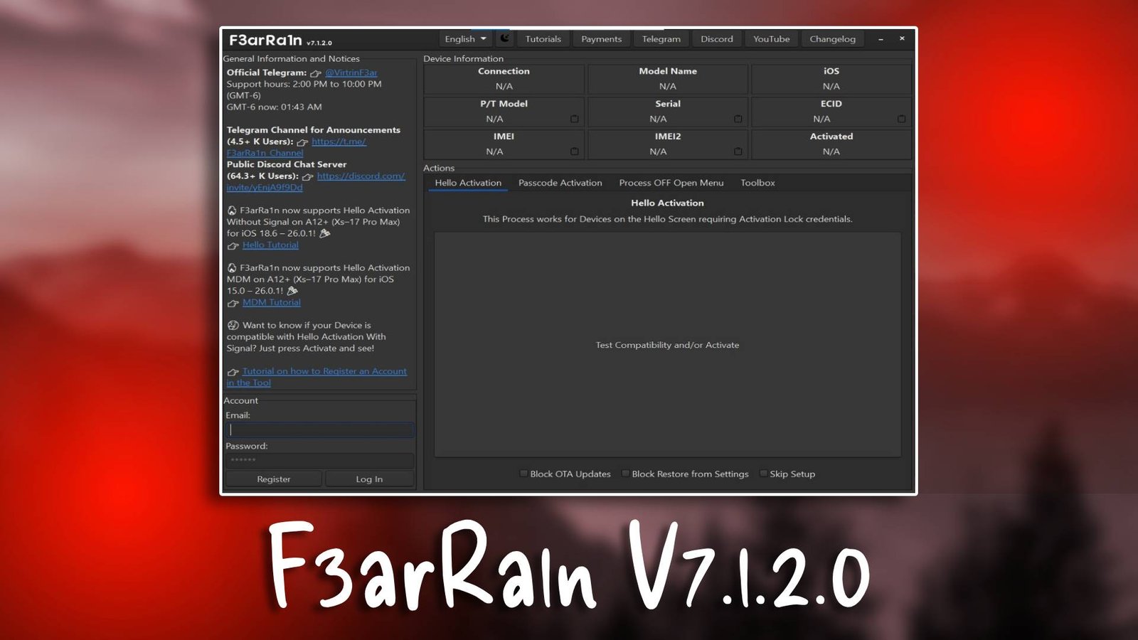 F3arRa1n V7.1.2.0