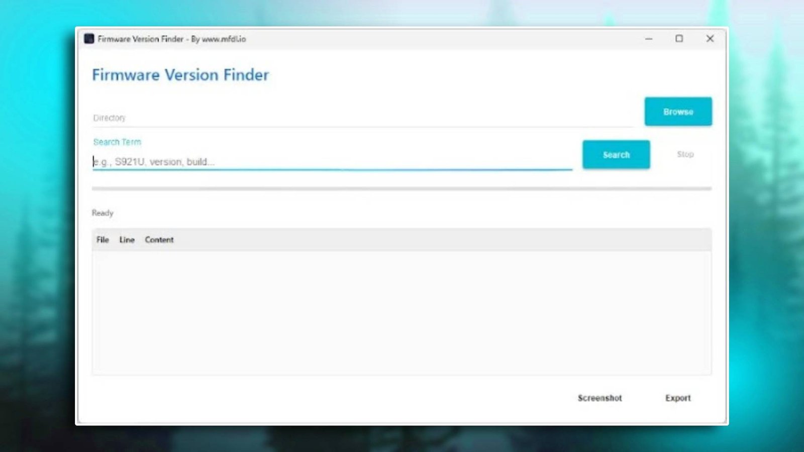 Firmware Version Finder Tool v1.2