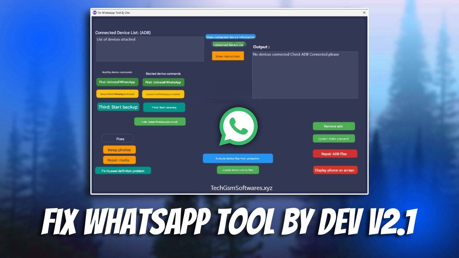 Fix WhatsApp Tool by Dev V2.1