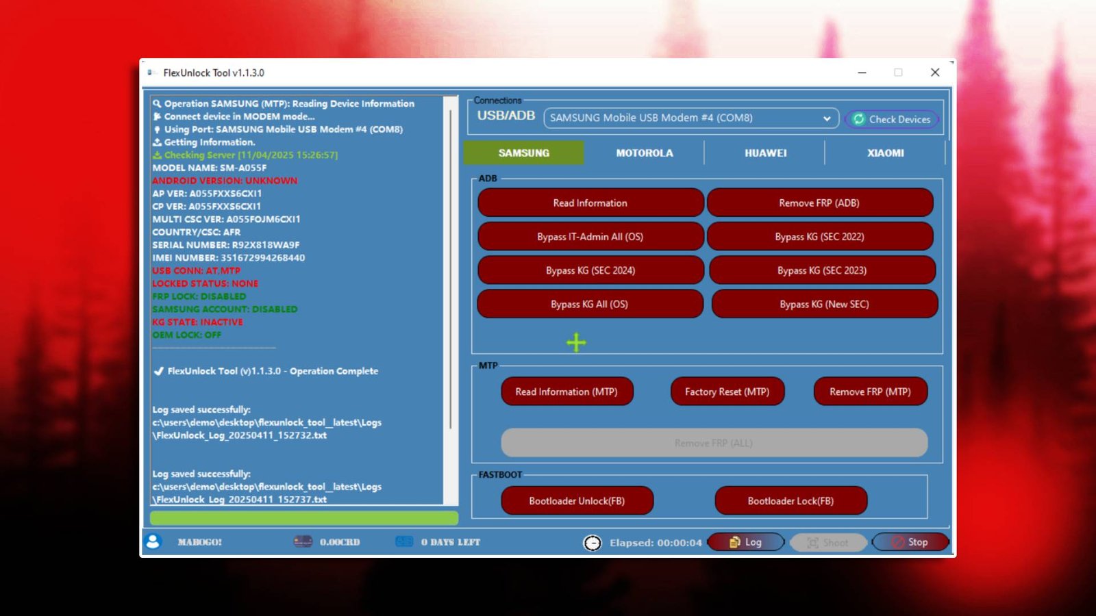Flex Unlock Tool v1.2.27