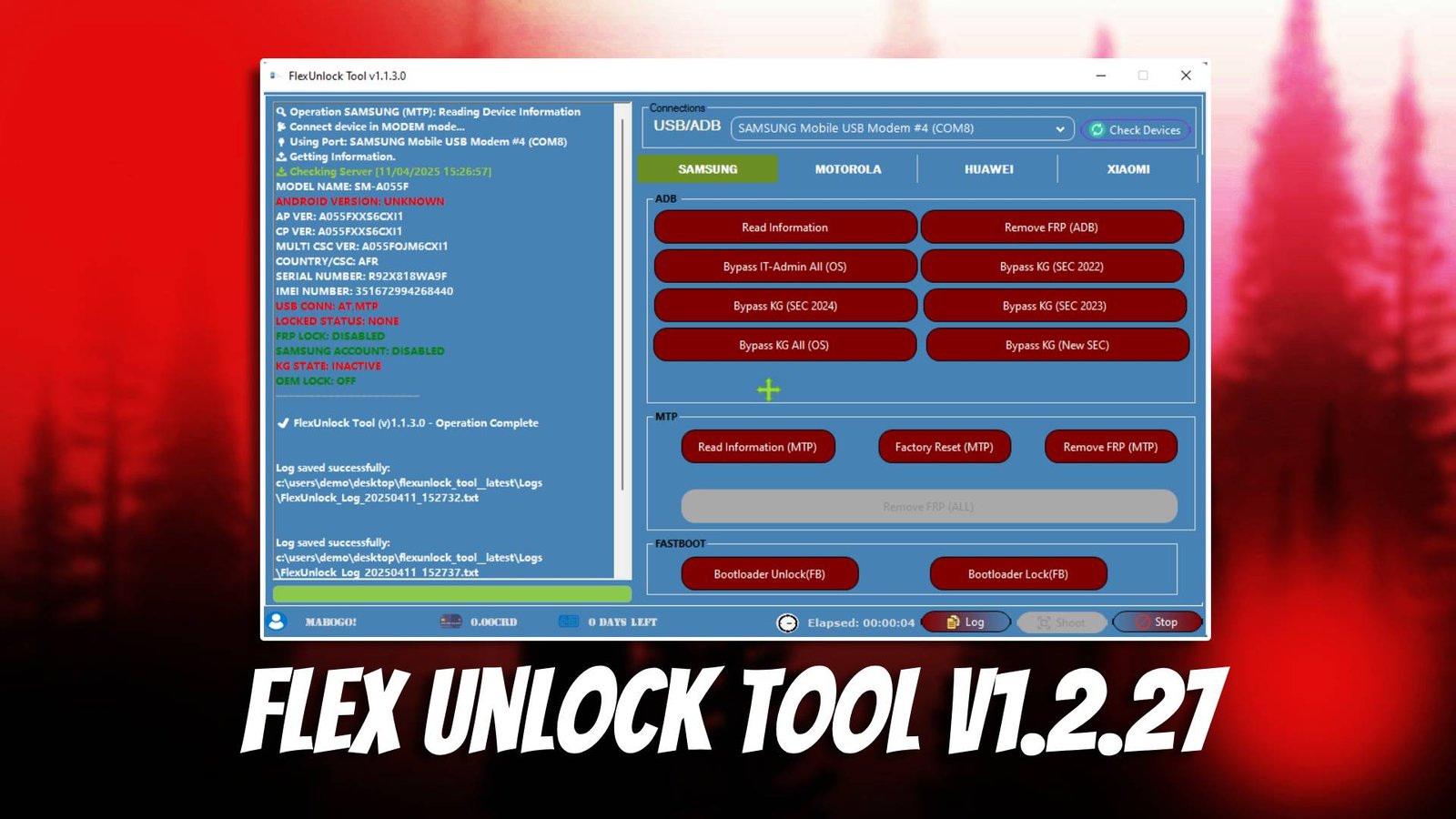 Flex Unlock Tool v1.2.27