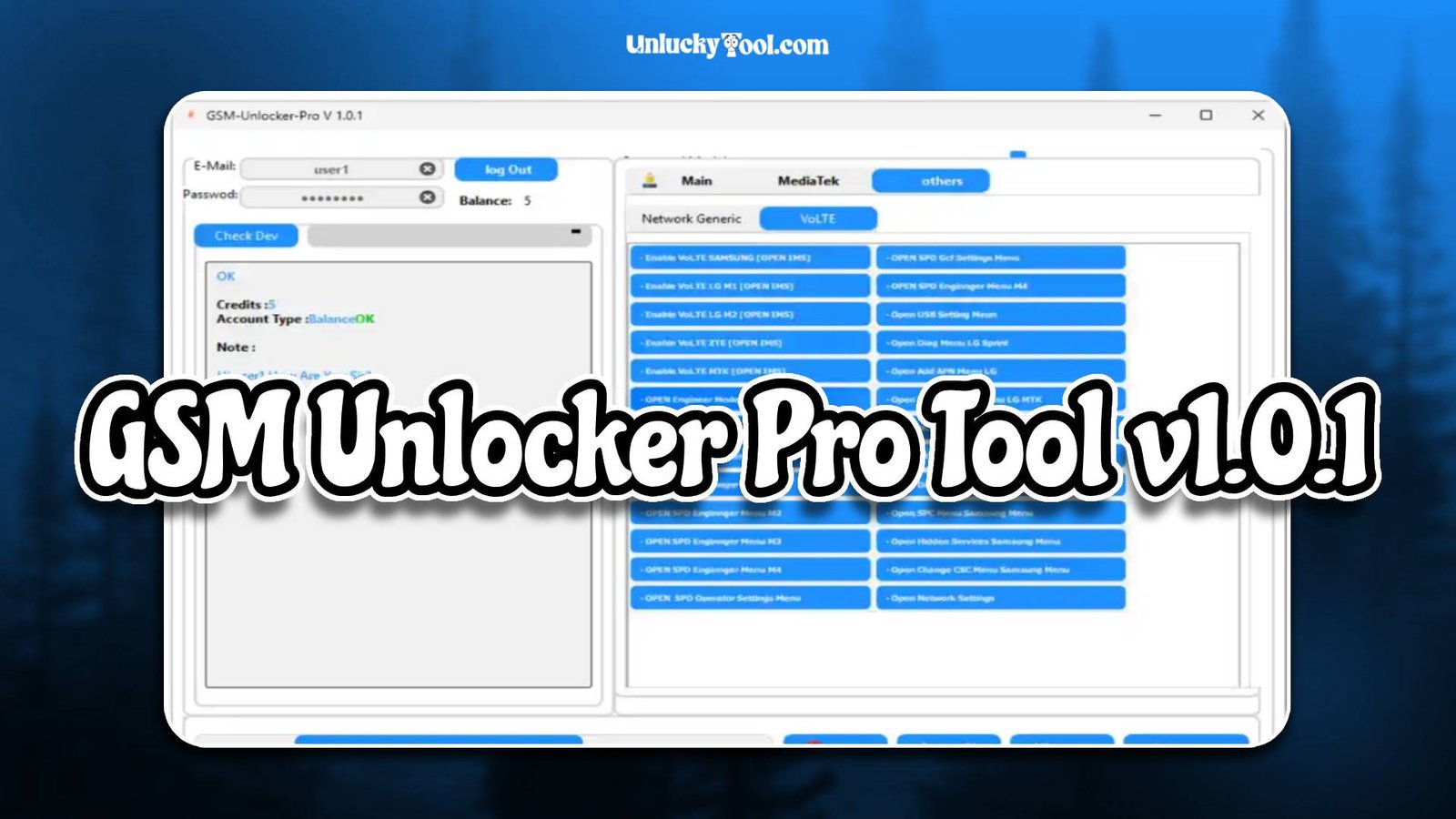 GSM Unlocker Pro Tool v1.0.1