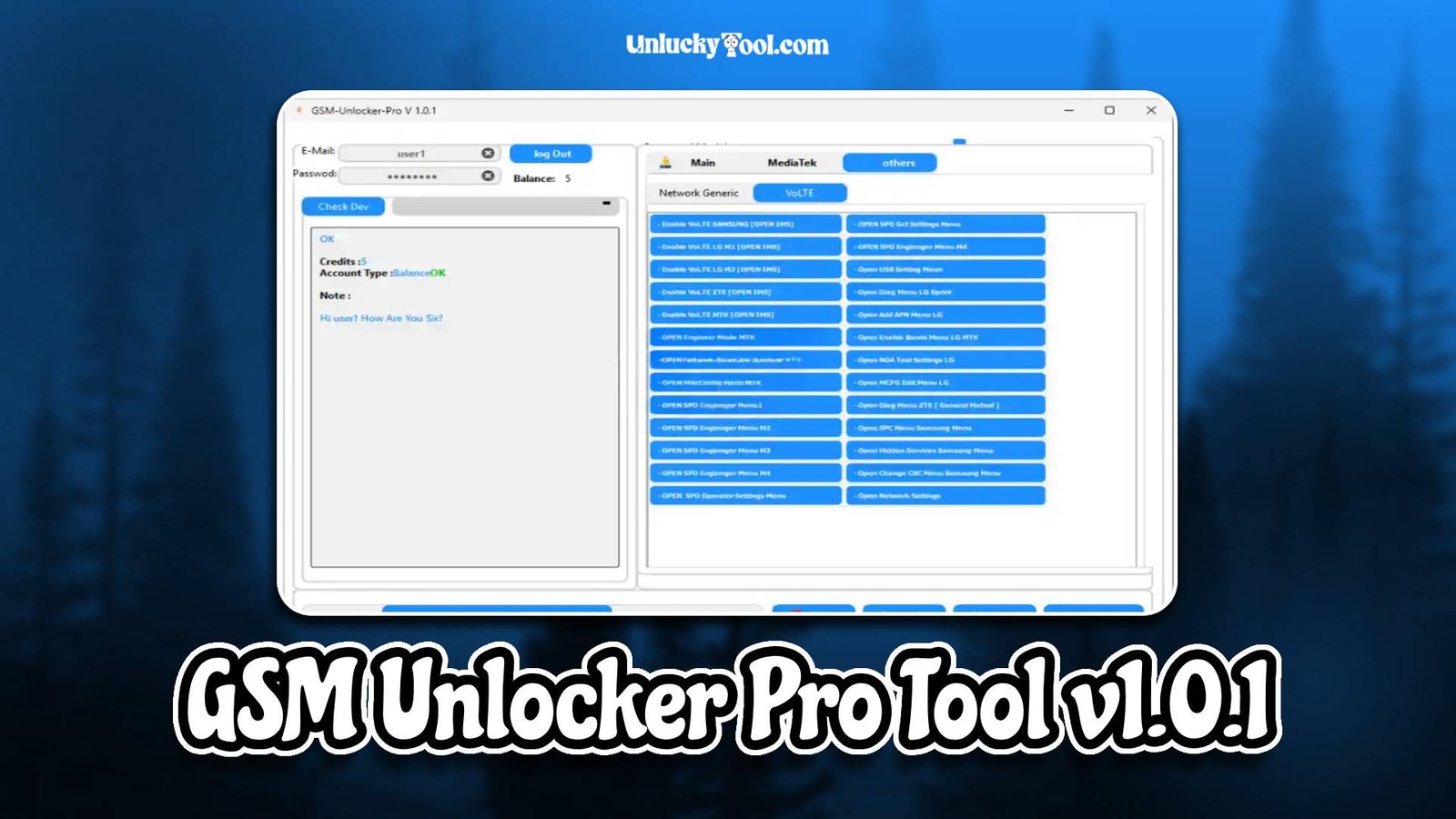GSM Unlocker Pro Tool v1.0.1