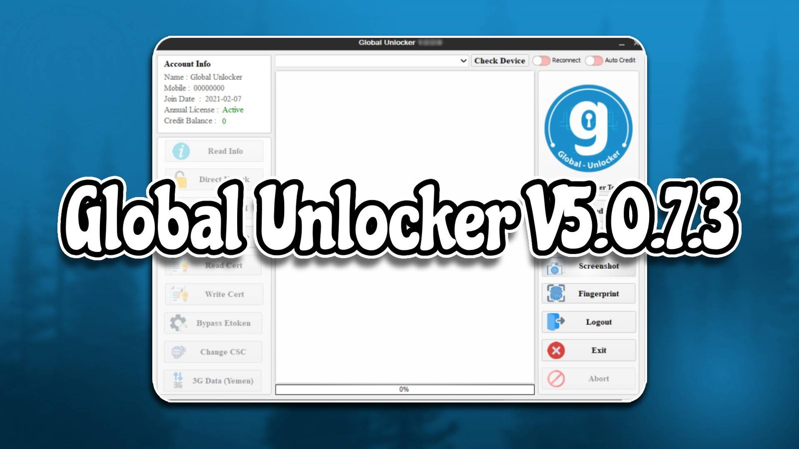 Global Unlocker V5.0.7.3