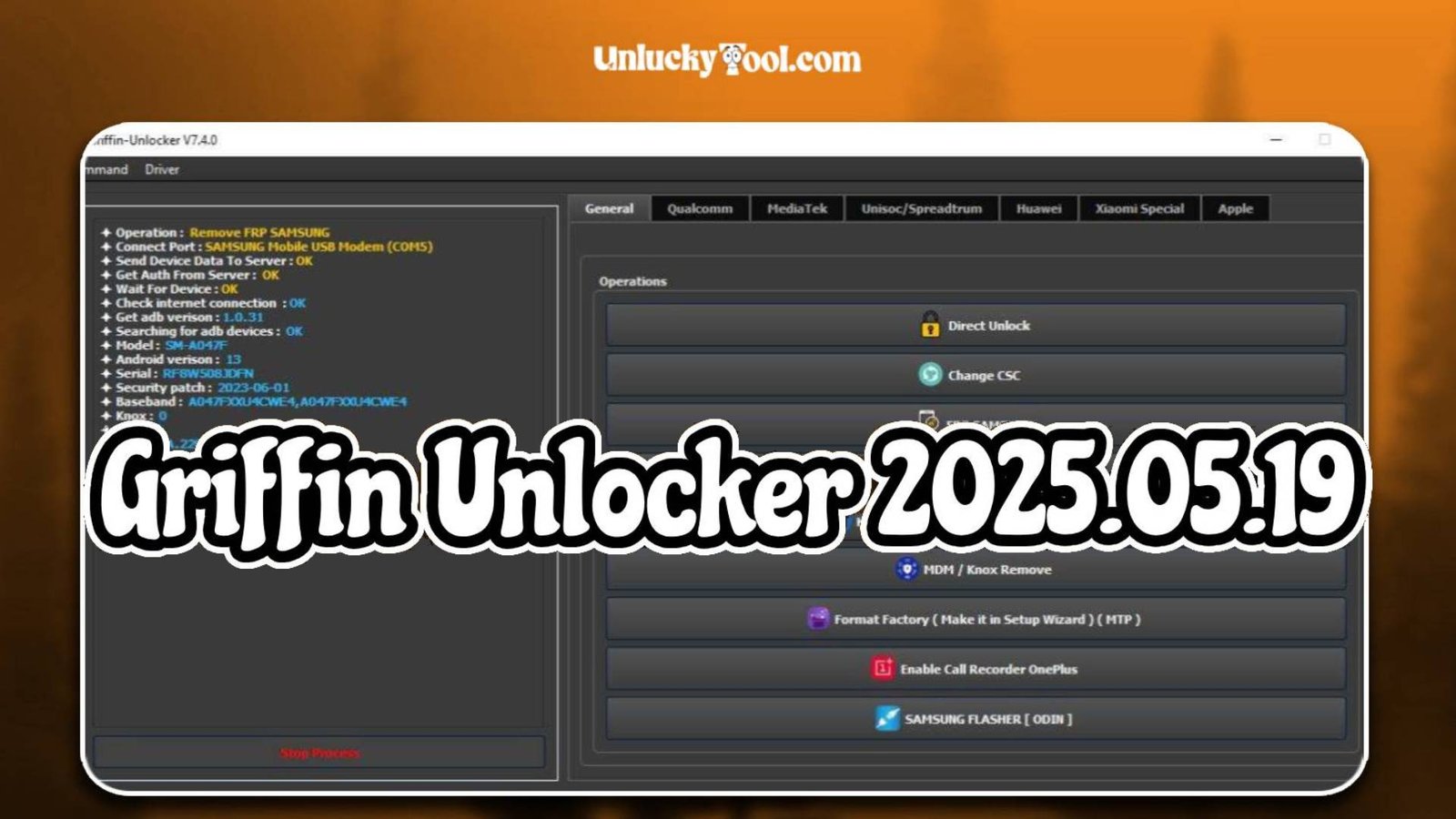 Griffin Unlocker 2025.05.19