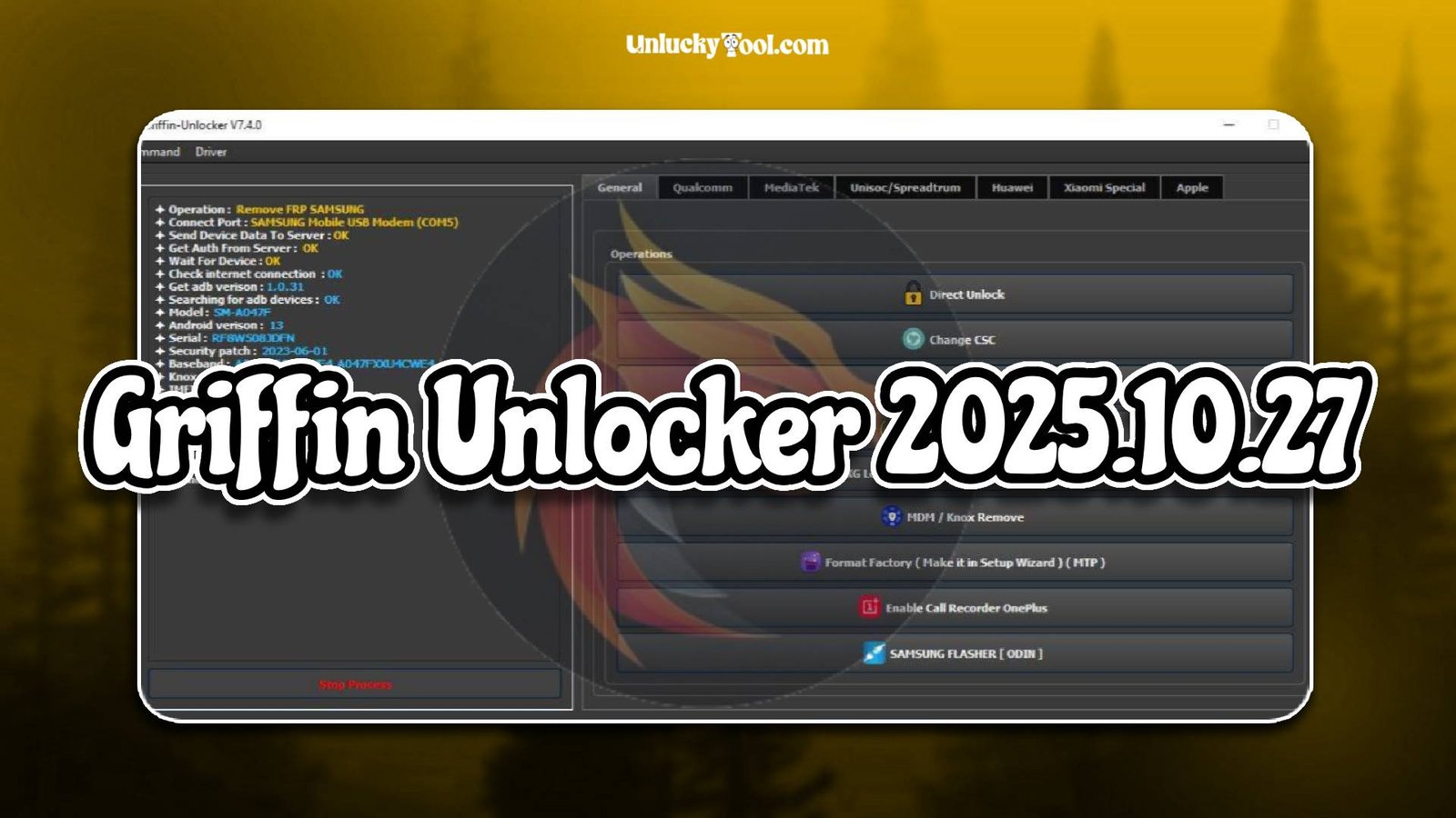 Griffin Unlocker 2025.10.27