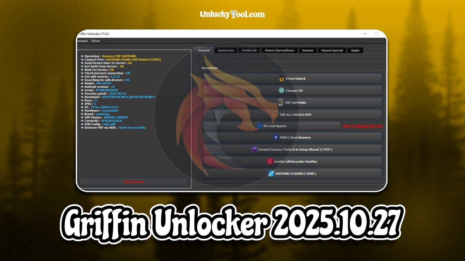 Griffin Unlocker 2025.10.27