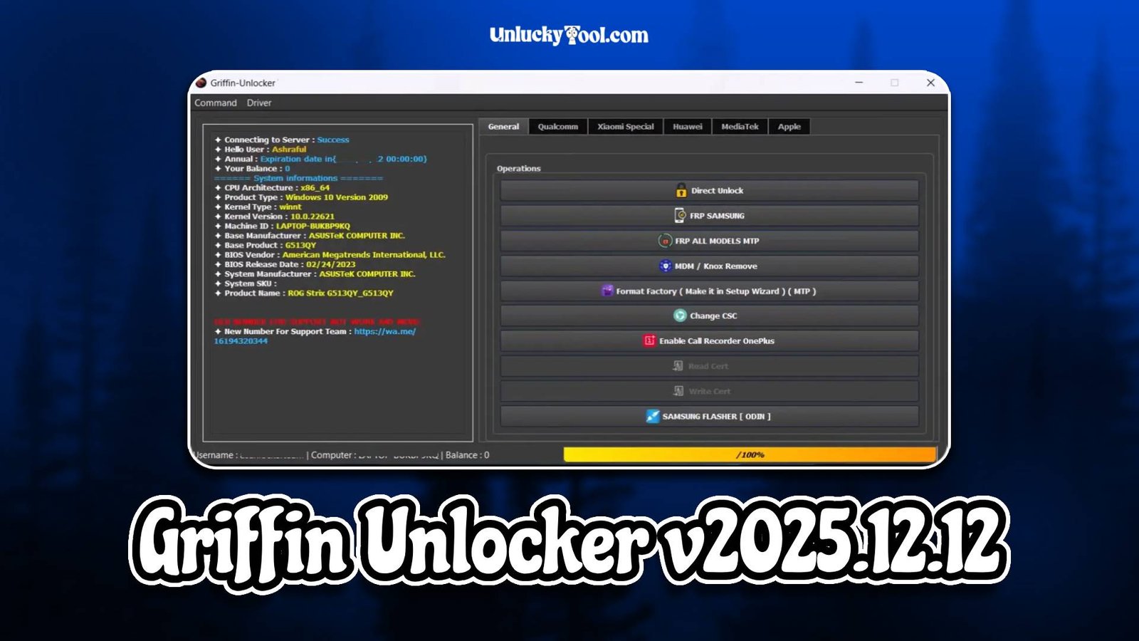 Griffin Unlocker v2025.12.12