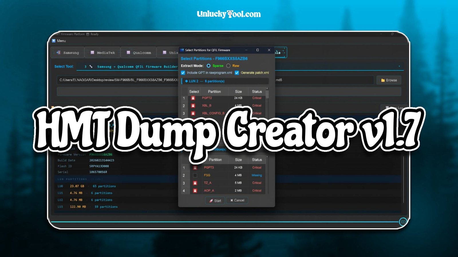 HMT Dump Creator v1.7