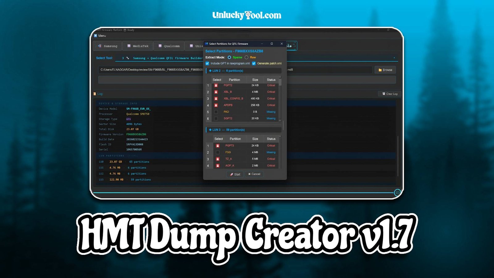 HMT Dump Creator v1.7
