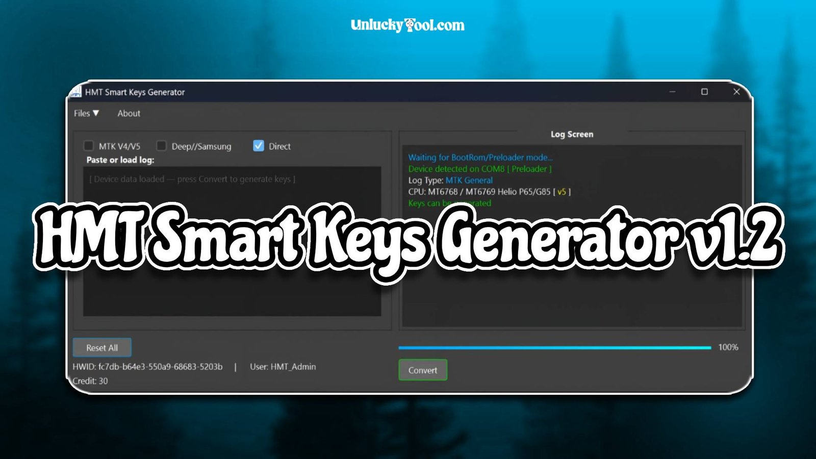 HMT Smart Keys Generator v1.2