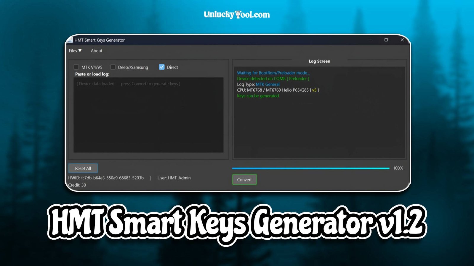 HMT Smart Keys Generator v1.2