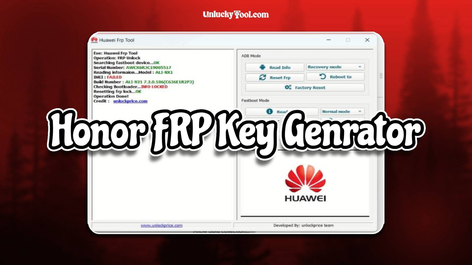 Honor FRP Key Generator