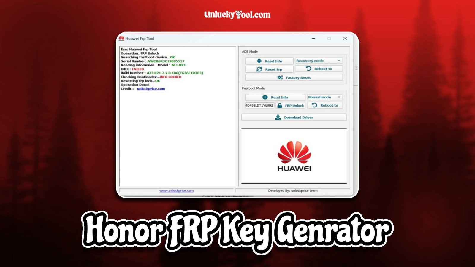 Honor FRP Key Generator