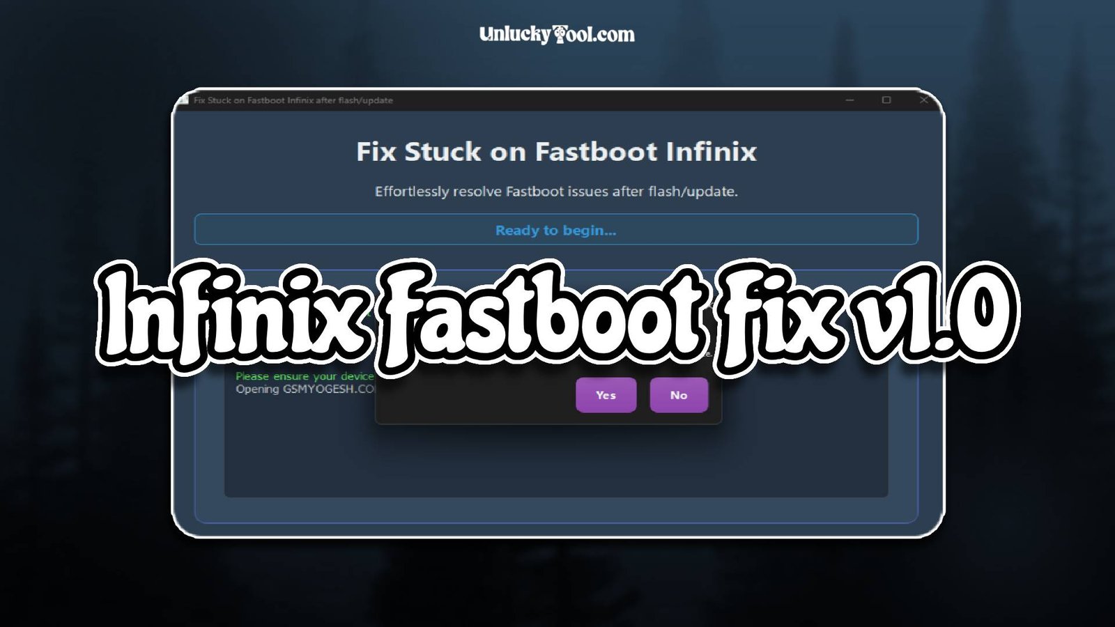 Infinix Fastboot Fix