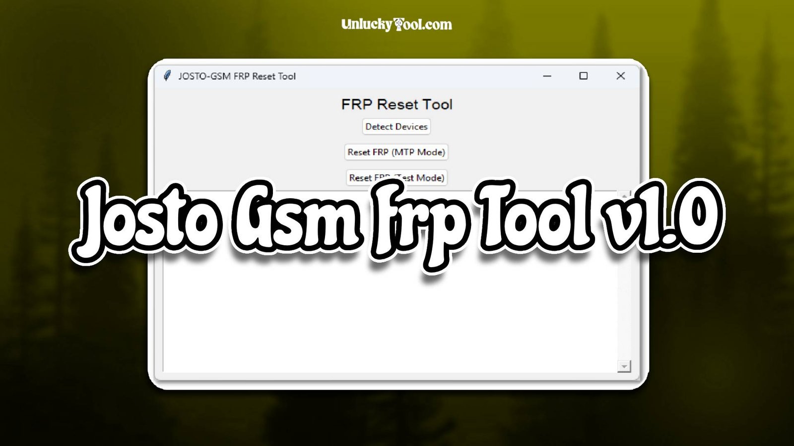 Josto Gsm frp tool v1.0
