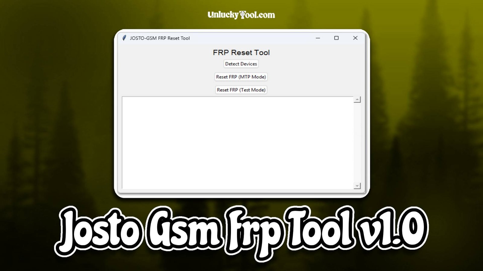 Josto Gsm frp tool v1.0