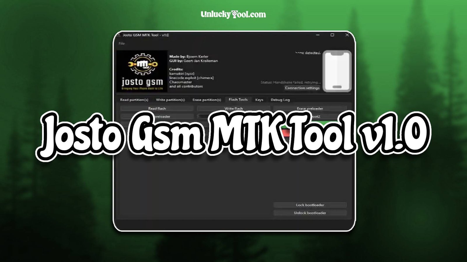 Josto Gsm mtk tool v1.0