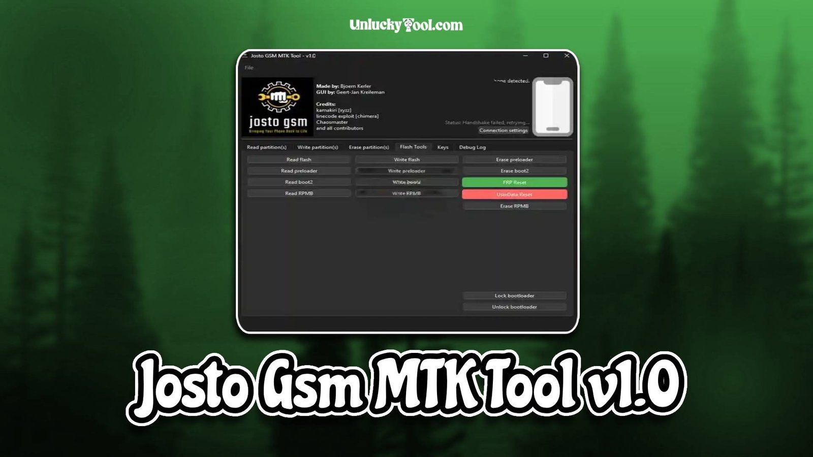 Josto Gsm mtk tool v1.0