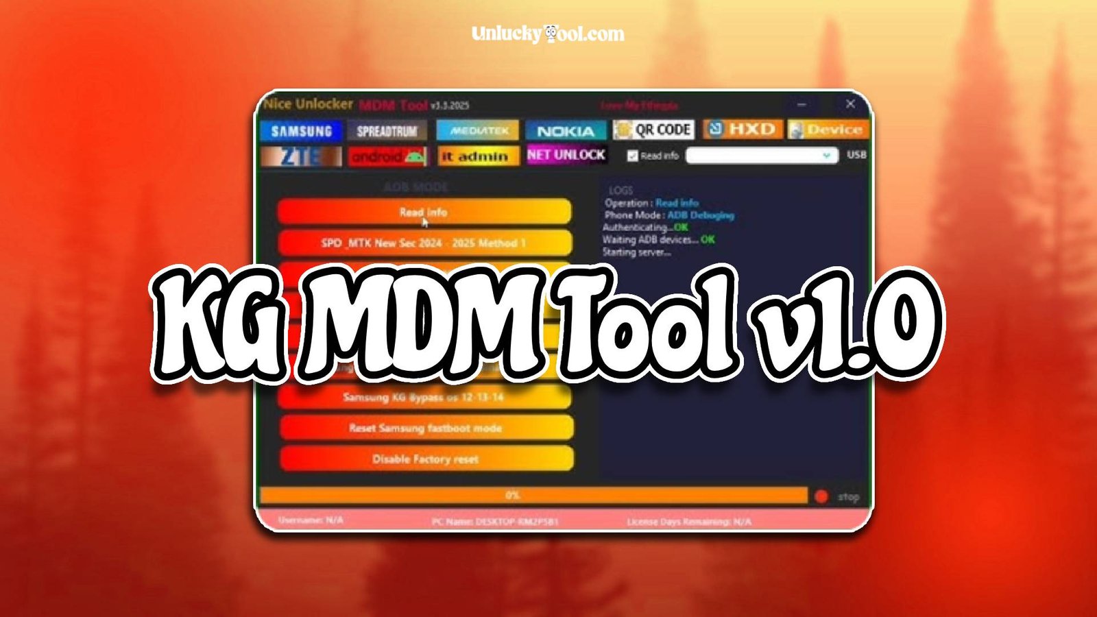 KG MDM Tool v1.0