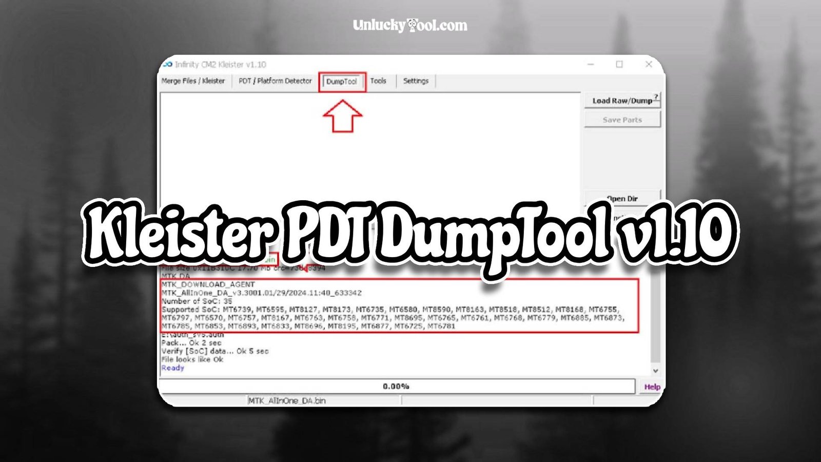 Kleister PDT DumpTool v1.10