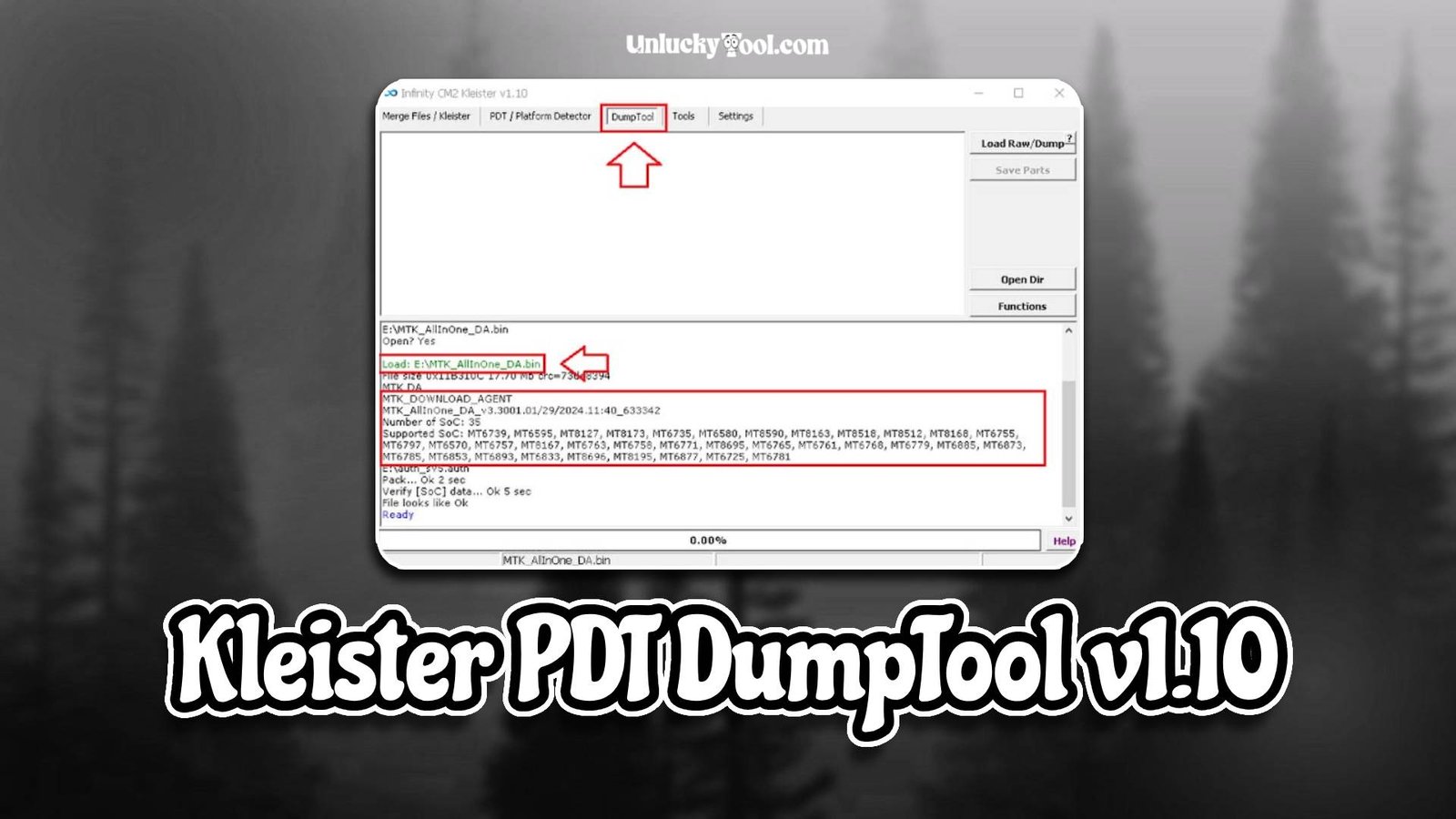 Kleister PDT DumpTool v1.10