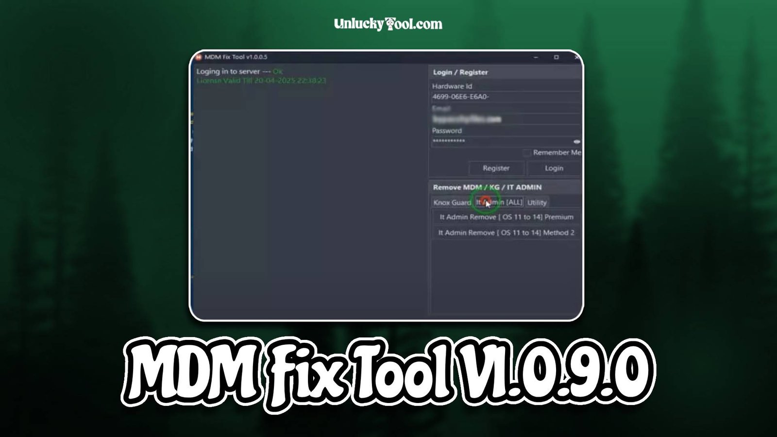 MDM Fix Tool V1.0.9.0
