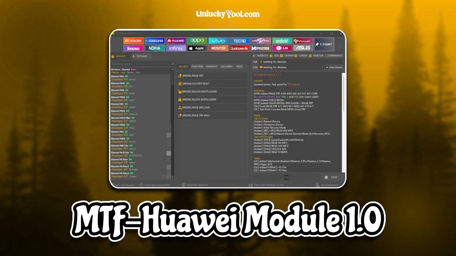 MTF-Huawei Module 1.0