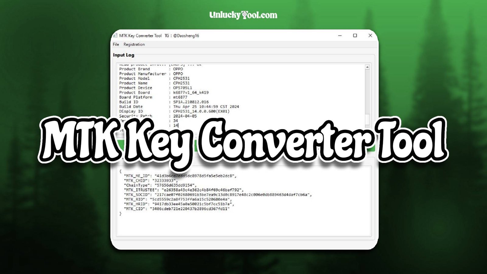 MTK Key Converter Tool
