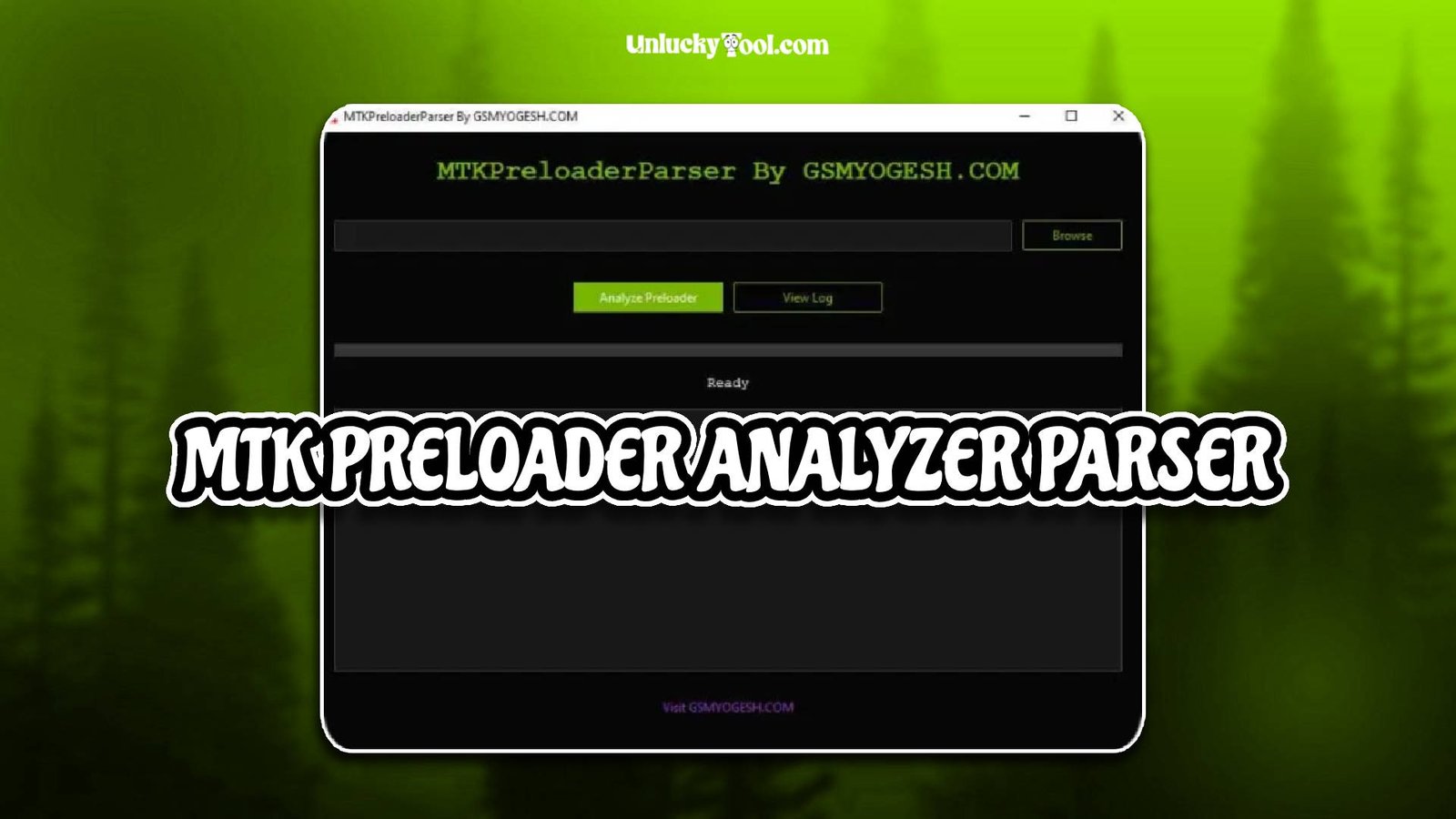 MTK PRELOADER ANALYZER PARSER