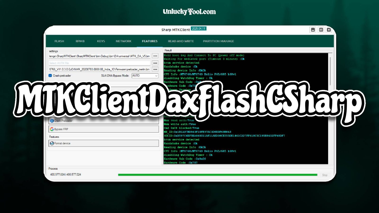 MTKClientDaxFlashCSharp