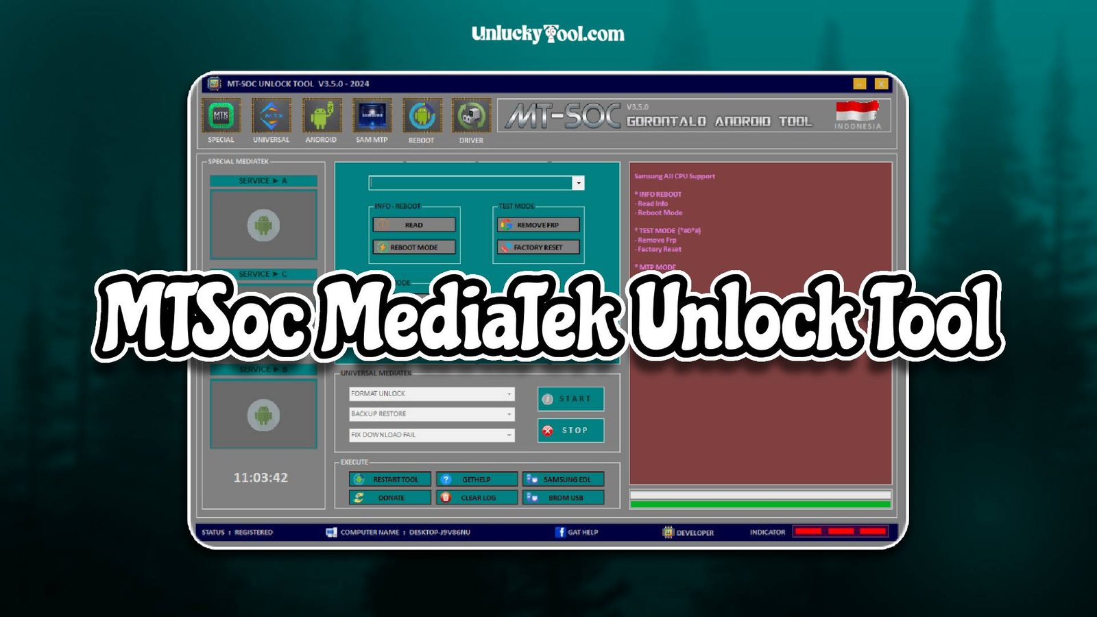 MTSoc MediaTek Unlock Tool