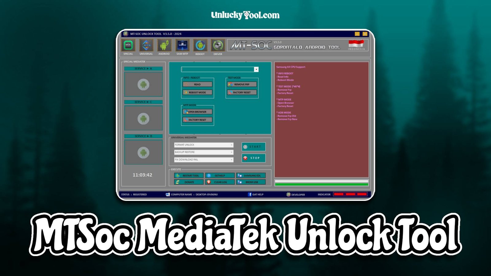MTSoc MediaTek Unlock Tool